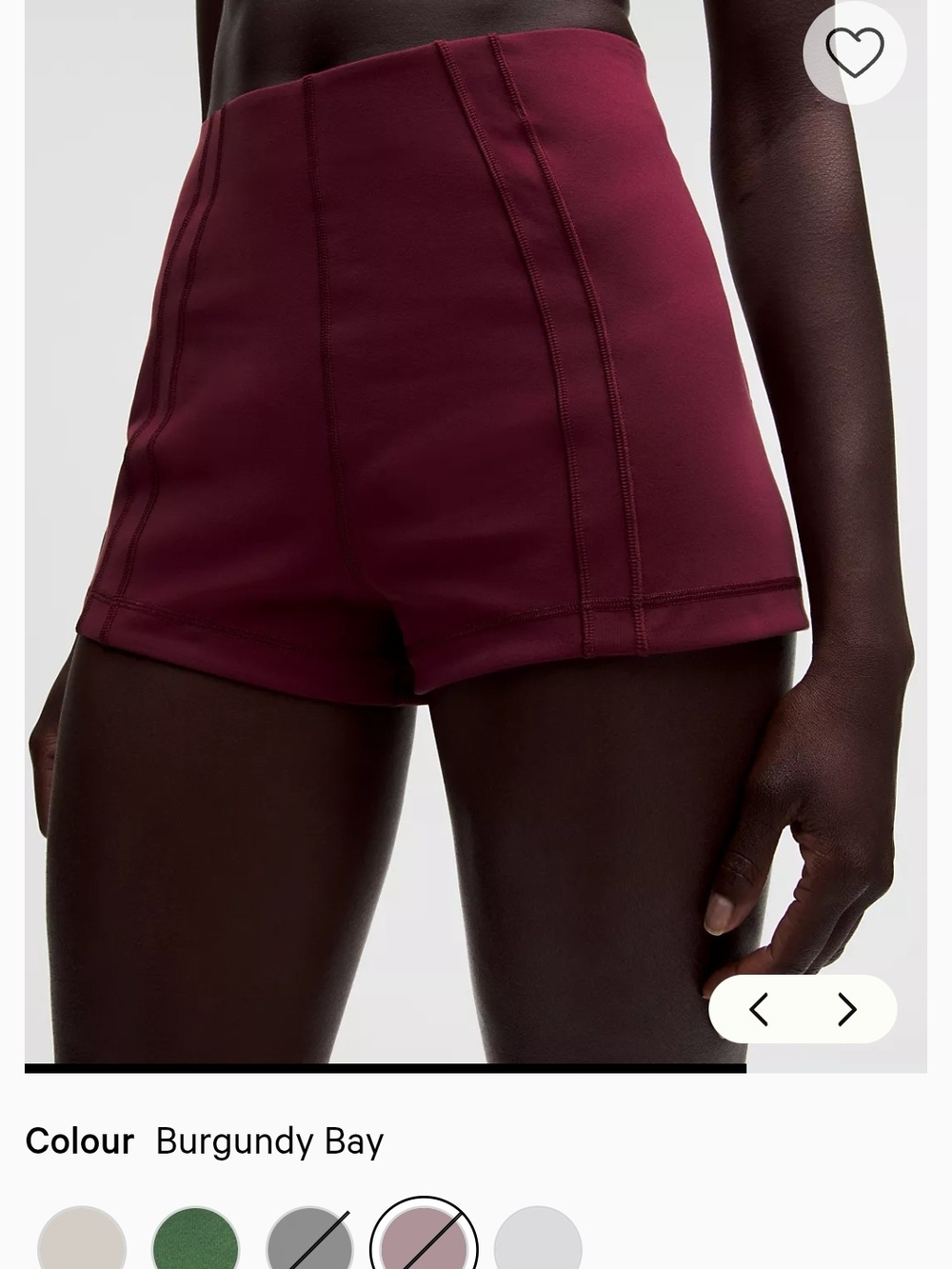 Lululemon Define Micro Short Luon